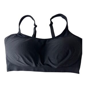 Body & Bra Comfort Bra‎ Womens 4XL Black Adjustable Straps Seamless